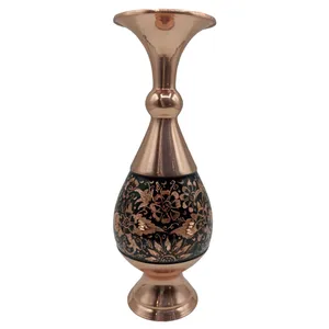 گلدان مسی مدل الماس تراش کد ۱ بسته ۱ عددی