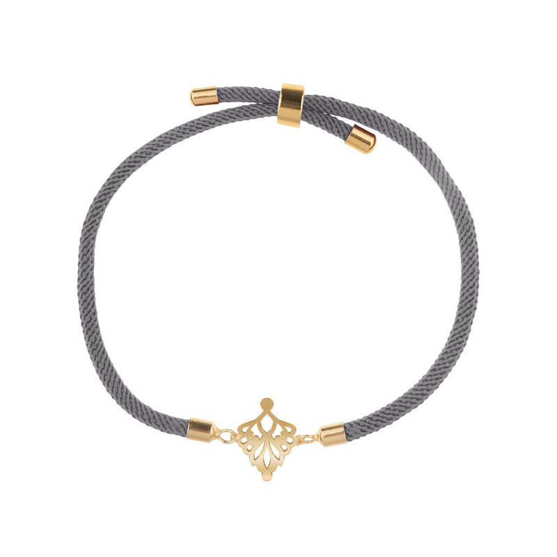 دستبند طلا 18 عیار زنانه مدوپد مدل اسلیمی کد D21-10590