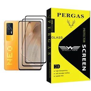 Waily Nice Pergas Glass MIX002 Screen Protector For  iQOO Neo5 Pack Of 2