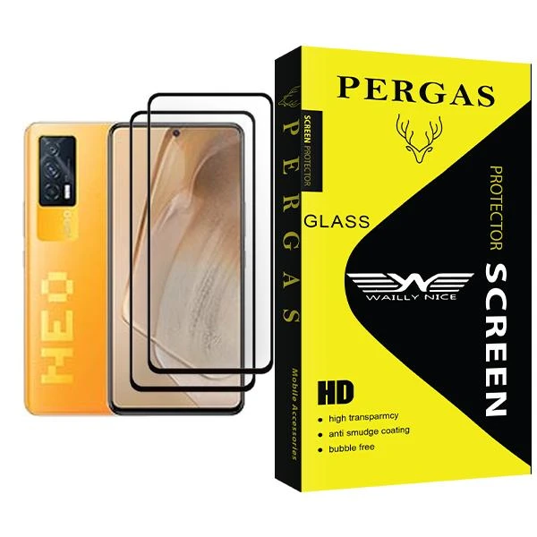 محافظ صفحه نمایش وایلی نایس مدل Pergas Glass MIX002 مناسب برای گوشی موبایل ویوو iQOO Neo5 بسته دو عددی