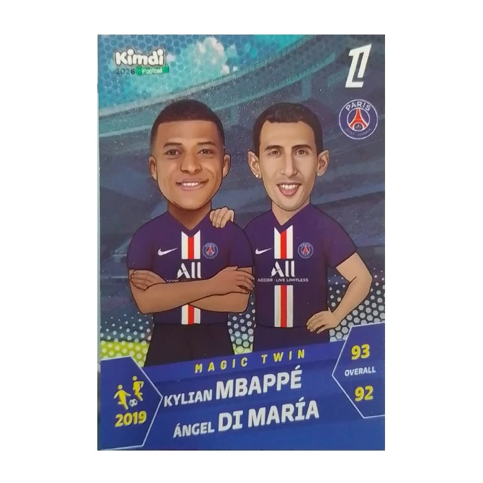 اسباب بازی زینتی کیمدی مدل کیلیان امباپه و آنخل دی ماریا 2026