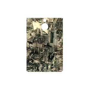 MAHOOT Collage of Skyscraper Cover Sticker for BlackBerry Passport Silver Edition