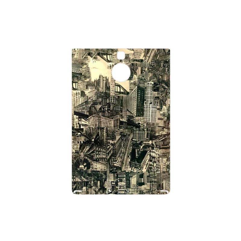 برچسب پوششی ماهوت مدل Collage of Skyscraper مناسب برای گوشی موبایل بلک بری Passport Silver Edition