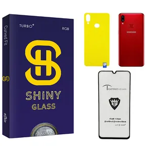 Atouchbo Shiny Screen Protector For samsung a10s With Back Protector