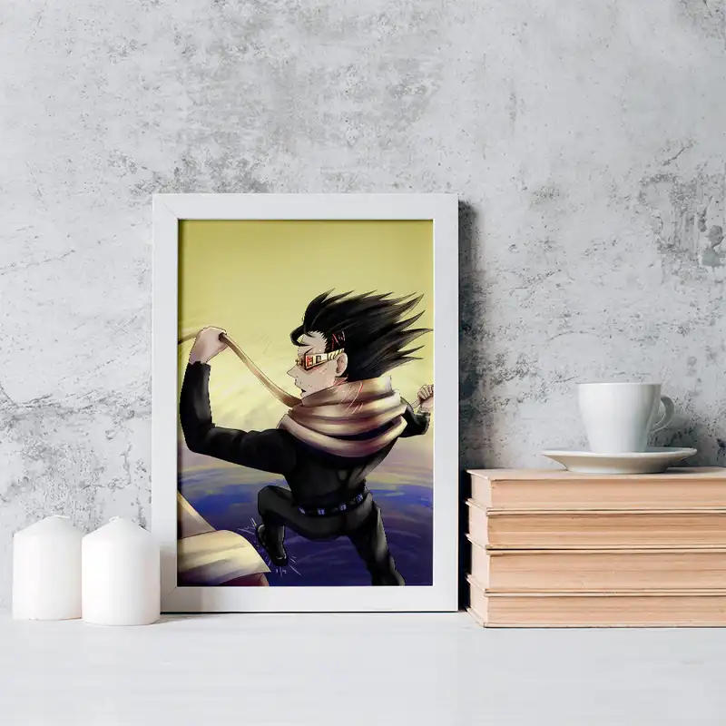 تابلو خندالو مدل آیزاوا سنسه انیمه آکادمی قهرمان من کد 16133