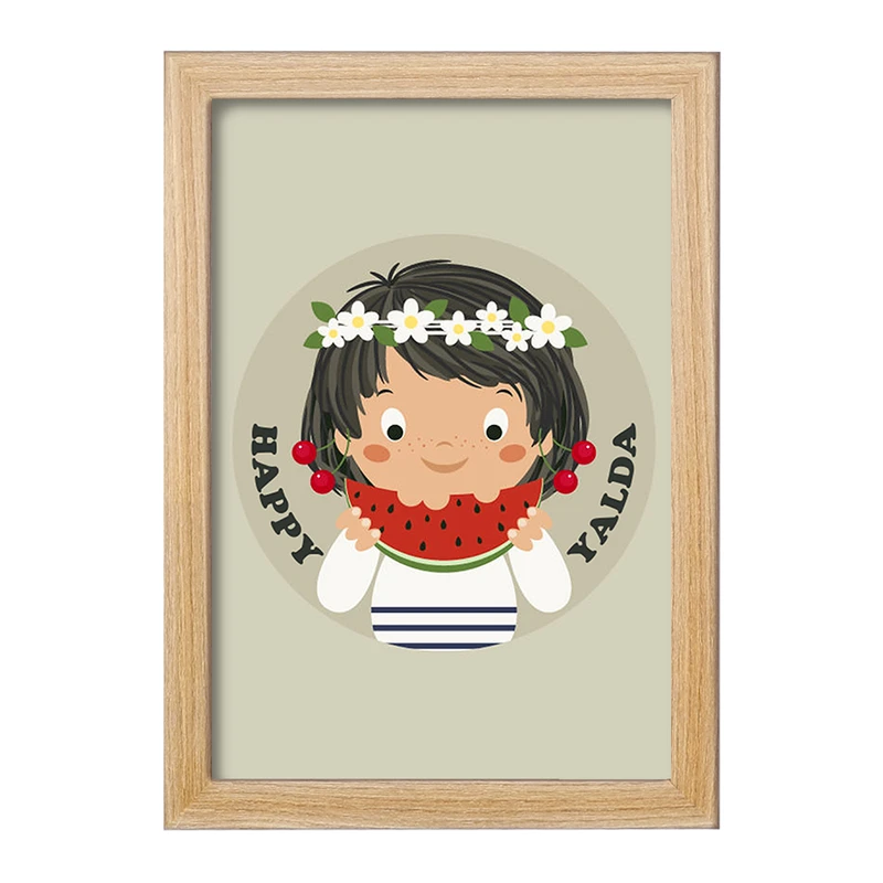 تابلو خندالو مدل شب یلدا  کد 3188