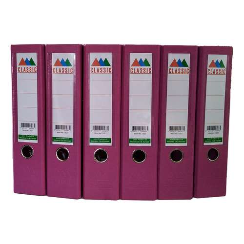 زونکن کلاسیک مدل دو رو PVC  با قفل رنگی بسته 6 عددی