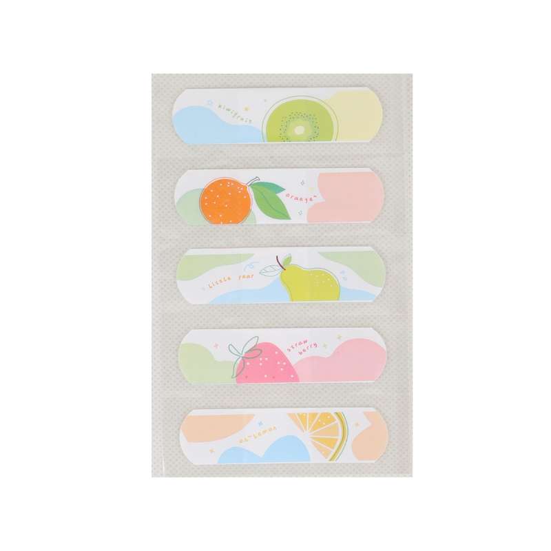 چسب زخم مدل فانتزی طرح میوه های تابستانی کد 026 بسته 5 عددی