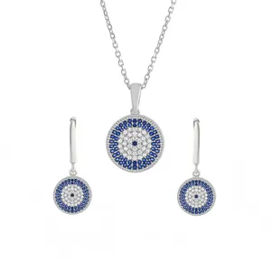 نیم ست نقره زنانه درسان گالری مدل دل آرا کد DS 501