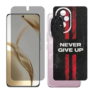 Glass Together model Privacy screen protector suitable for Honor 200 mobile phone with back cover sticker
