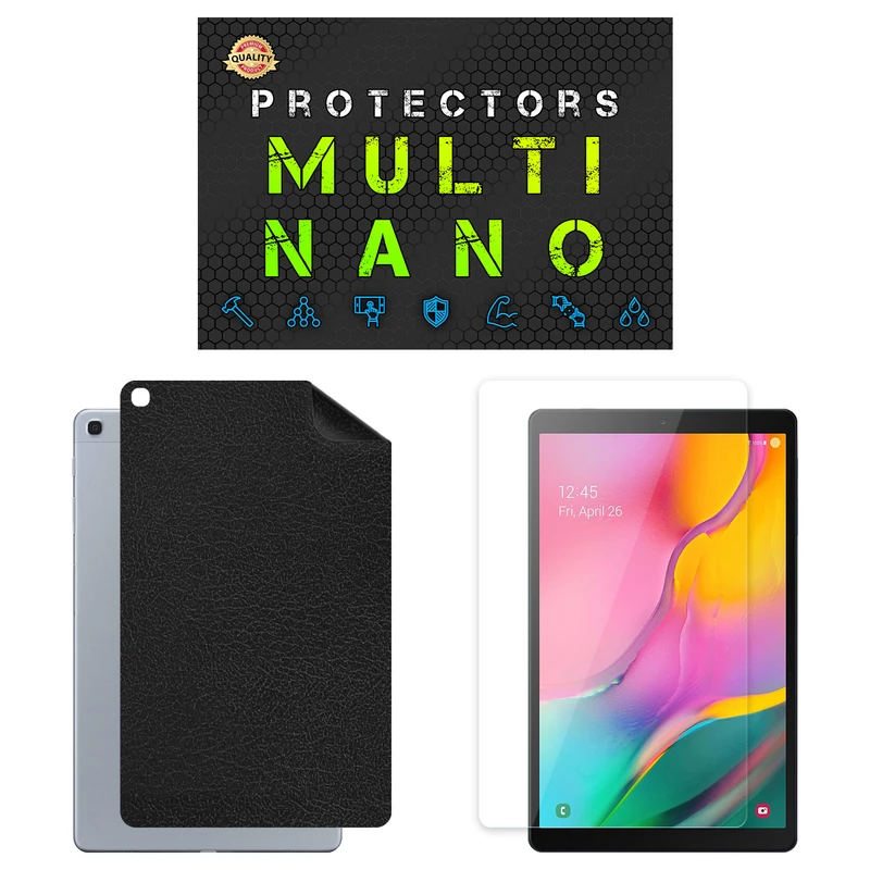 محافظ صفحه نمایش شفاف مولتی نانو مدل X-SFL مناسب برای تبلت سامسونگ Galaxy Tab A 10.1 2019 به همراه برچسب پوششی