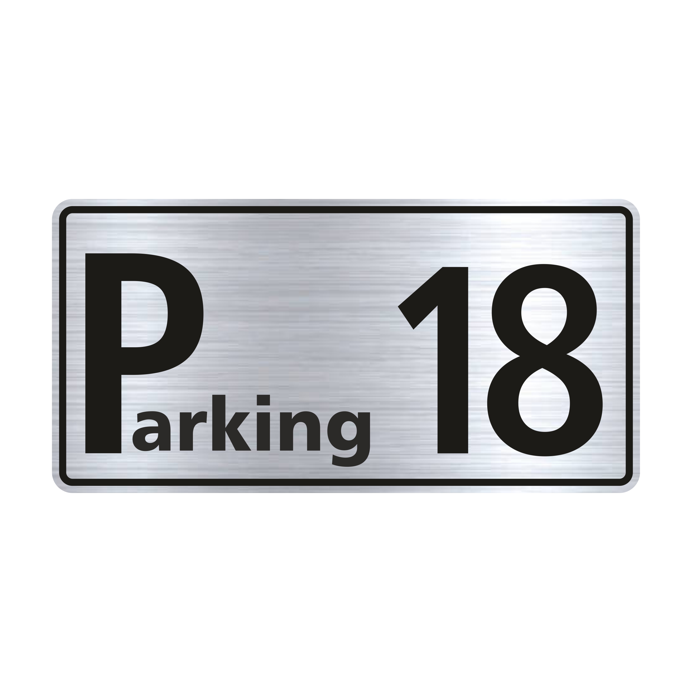 تابلو راهنما طرح پارکینگ شماره هجده مدل NS618