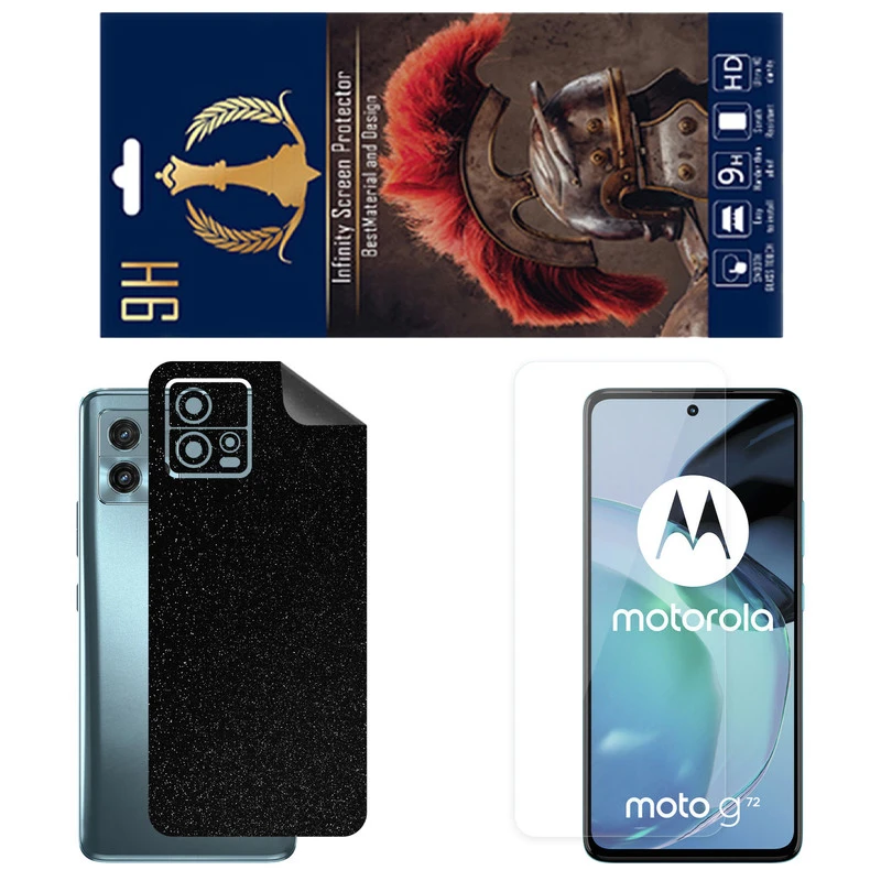 محافظ صفحه نمایش اینفینیتی مدل PRO مناسب برای گوشی موبایل موتورولا Moto G72 به همراه برچسب پوششی