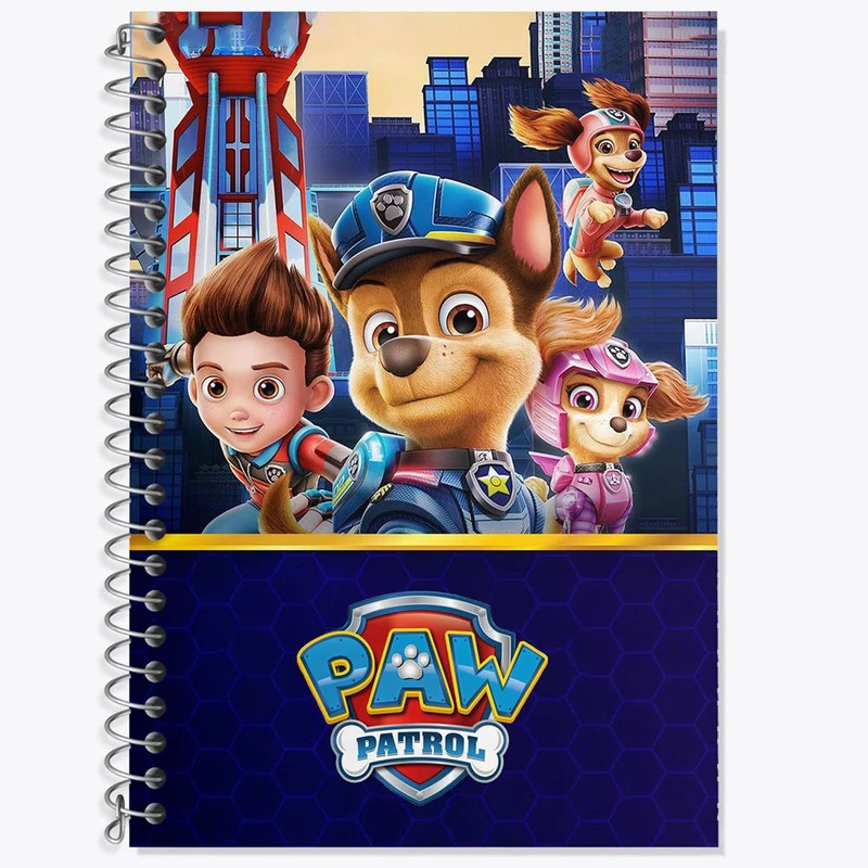 دفتر زبان 50 برگ خندالو مدل سه خط طرح انیمیشن سگ های نگهبان کد 26951