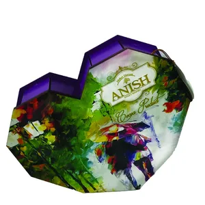 شکلات قلب چوبی طرح باران آنیش 250 گرم