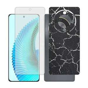Glass together model matte screen protector suitable for Honor X9b mobile phone with back cover sticker