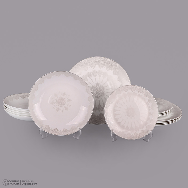 سرویس غذاخوری 18 پارچه 6 نفر شانی مدل  1041