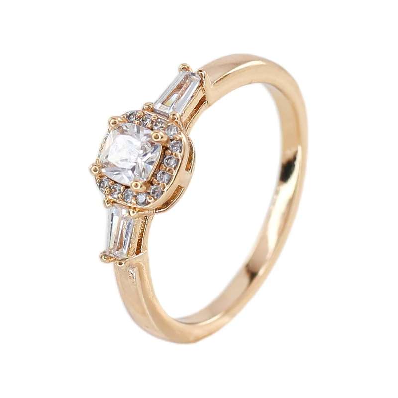 انگشتر زنانه ژوپینگ مدل تک نگین کد AAE799