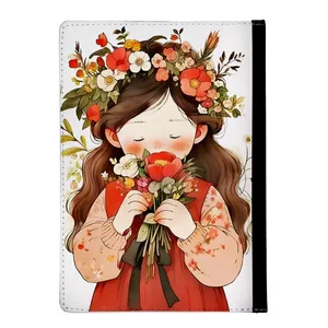 کلاسور مدل دختر و تاج گل کد nc510