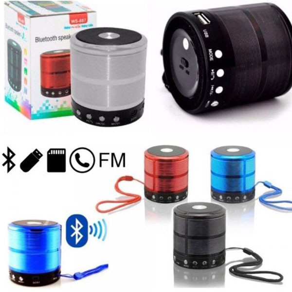 اسپیکر بلوتوثی قابل حمل مدل mini ws-887 3