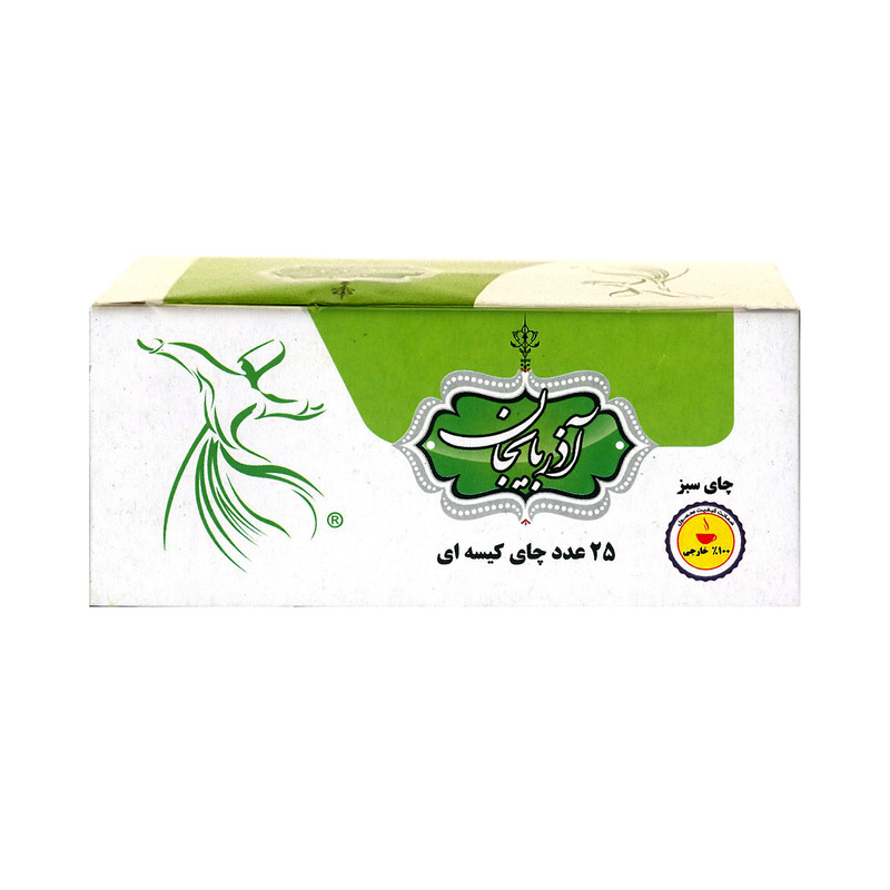 چای سبز کیسه ای آذربایجان - 25 عددی
