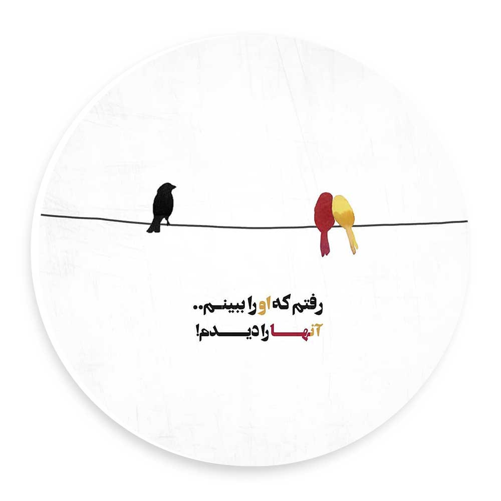 دیوارکوب طرح پرنده ها مدل wtb76