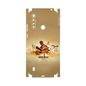 MAHOOT Serious Sam Game Series-FullSkin Cover Sticker for Motorola Moto G8 Power Lite