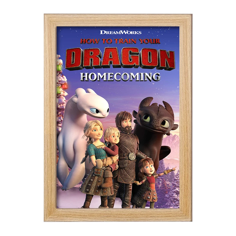 تابلو خندالو مدل اژدها سواران DreamWorks Dragons  کد 13749