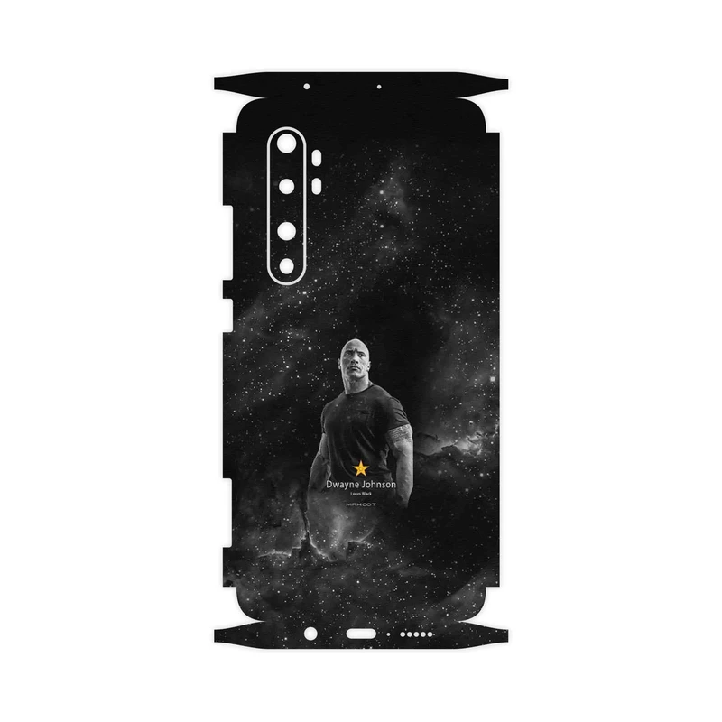 برچسب پوششی ماهوت مدل Dwayne Johnson-FullSkin مناسب برای گوشی موبایل شیائومی Mi Note 10 Lite