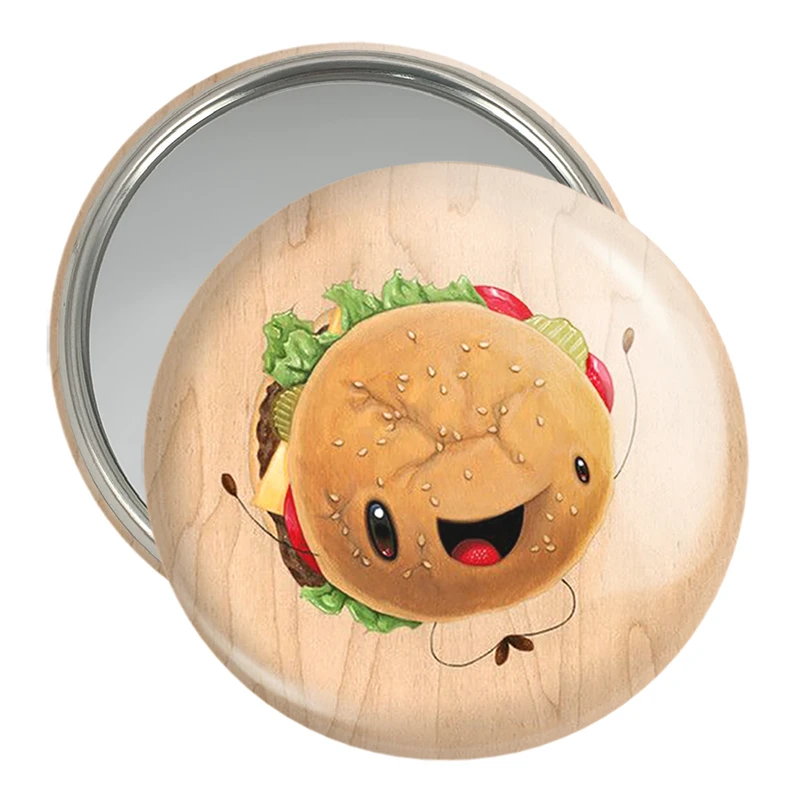 آینه جیبی خندالو مدل فست فود کد 31054