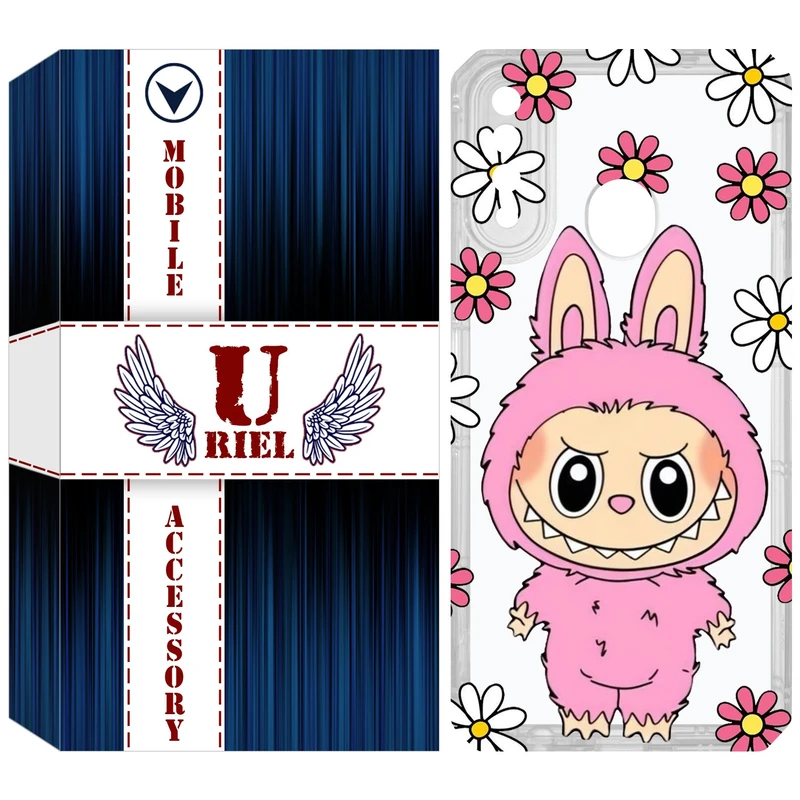 کاور یوریل مدل Clear کد 106 طرح لبوبو Labubu مناسب برای گوشی موبایل سامسونگ Galaxy A20s