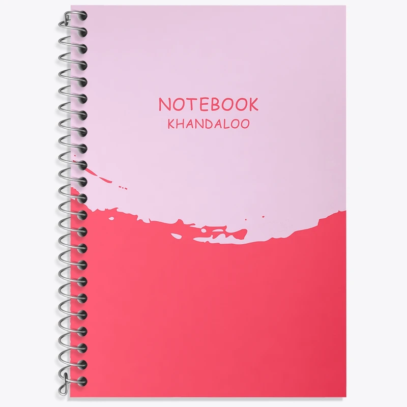 دفتر لغت 50 برگ خندالو طرح مینیمال کد N1384