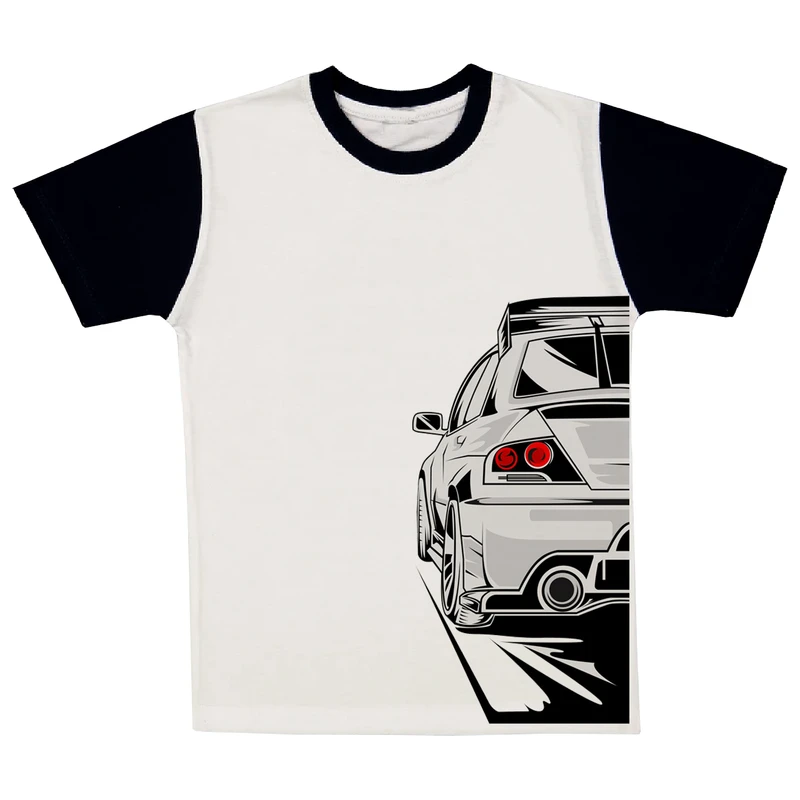 تی شرت آستین کوتاه پسرانه مدل ماشین کد A215 