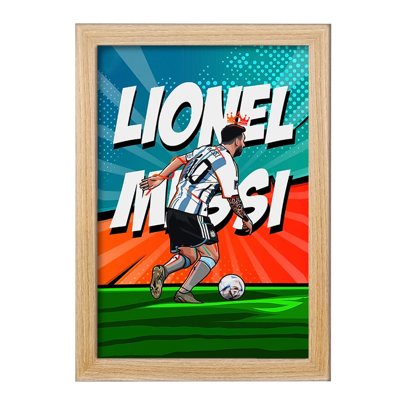 تابلو خندالو مدل لیونل مسی کد F1690