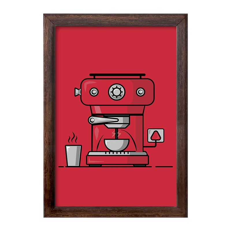 تابلو خندالو طرح دستگاه قهوه ساز کد 27622