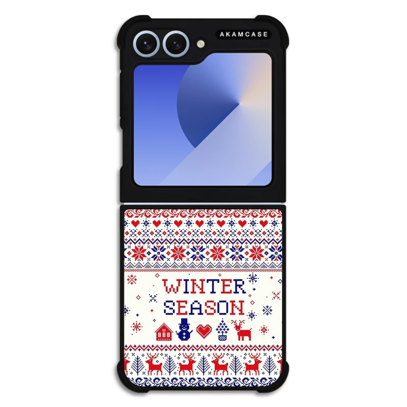 کاور آکام مدل AMC-WSGZFLIP6-WINTER-1 مناسب برای گوشی موبایل سامسونگ Galaxy Z Flip 6