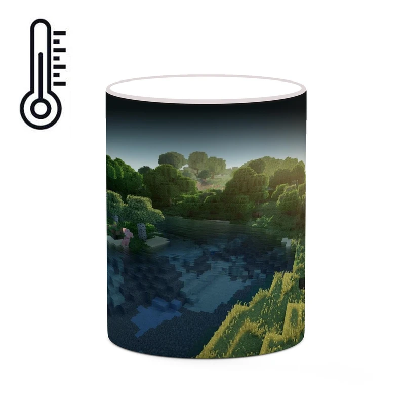 ماگ حرارتی کاکتی طرح ماینکرافت minecraft مدل mgh41190