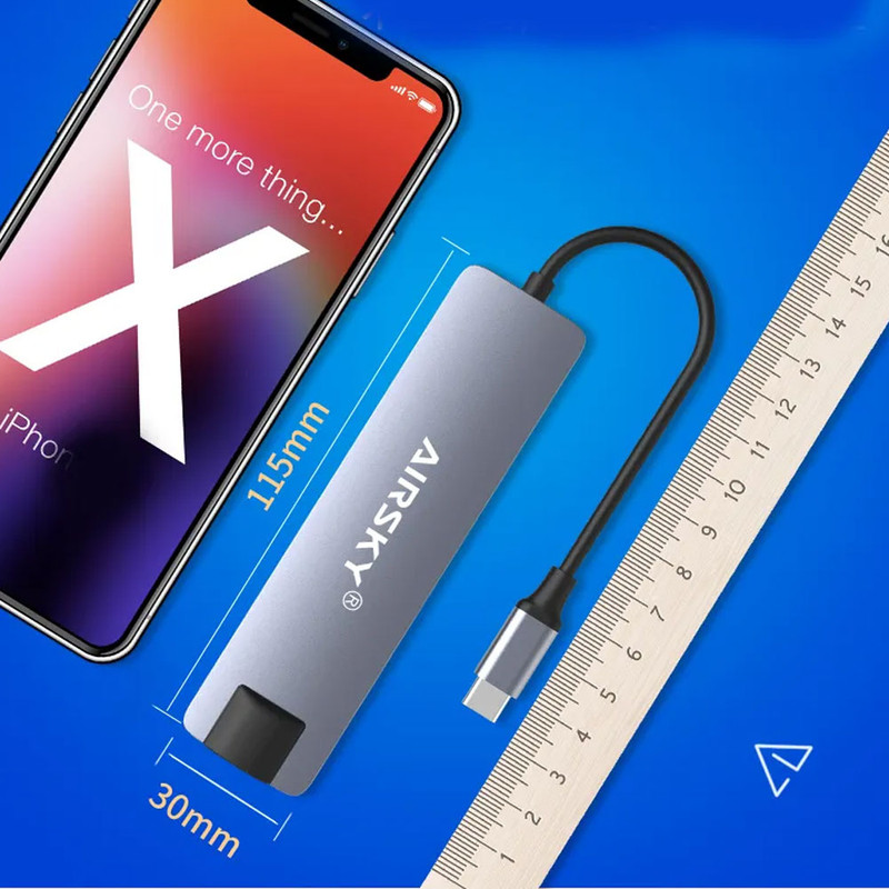 هاب 5 پورت USB-C ایراسکای مدل HC-13M