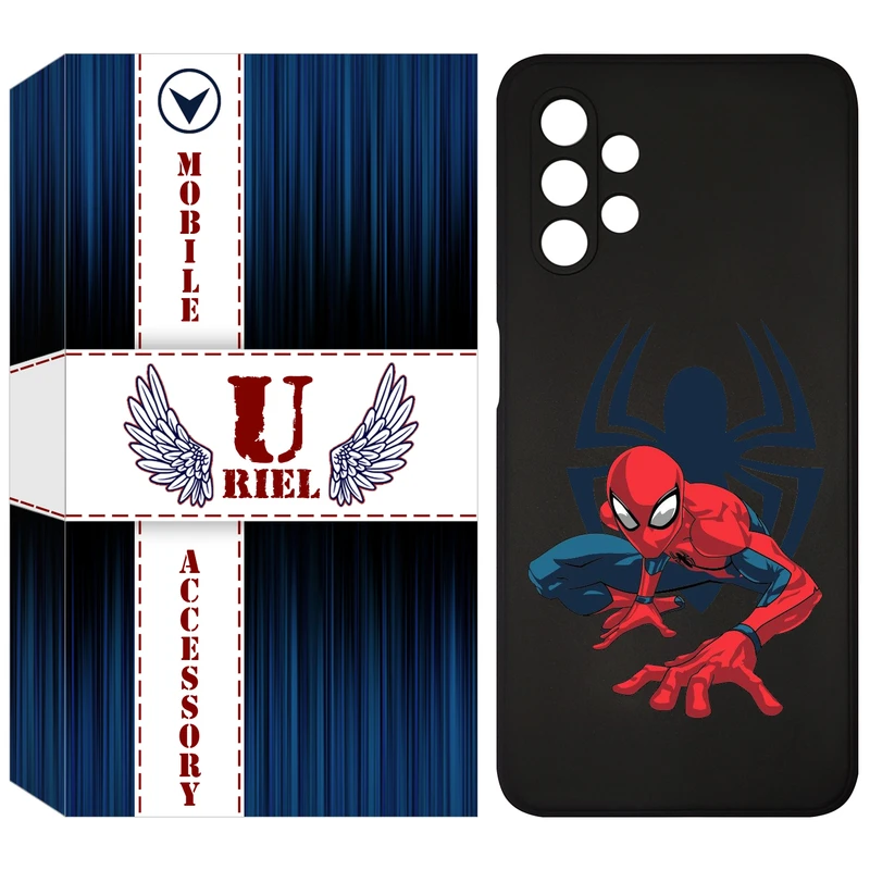 کاور یوریل مدل KSH کد 75 طرح اسپایدرمن مناسب برای گوشی موبایل سامسونگ Galaxy A13 4G
