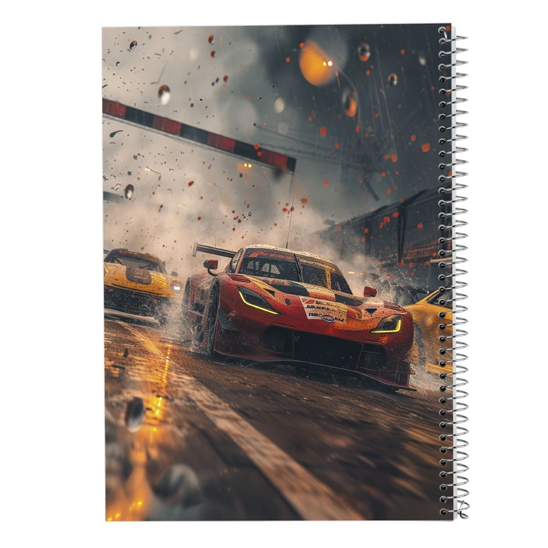 دفتر ژورنال نویسی 50 برگ مدوپد مدل نقطه ای طرح need for speed کد DF13649