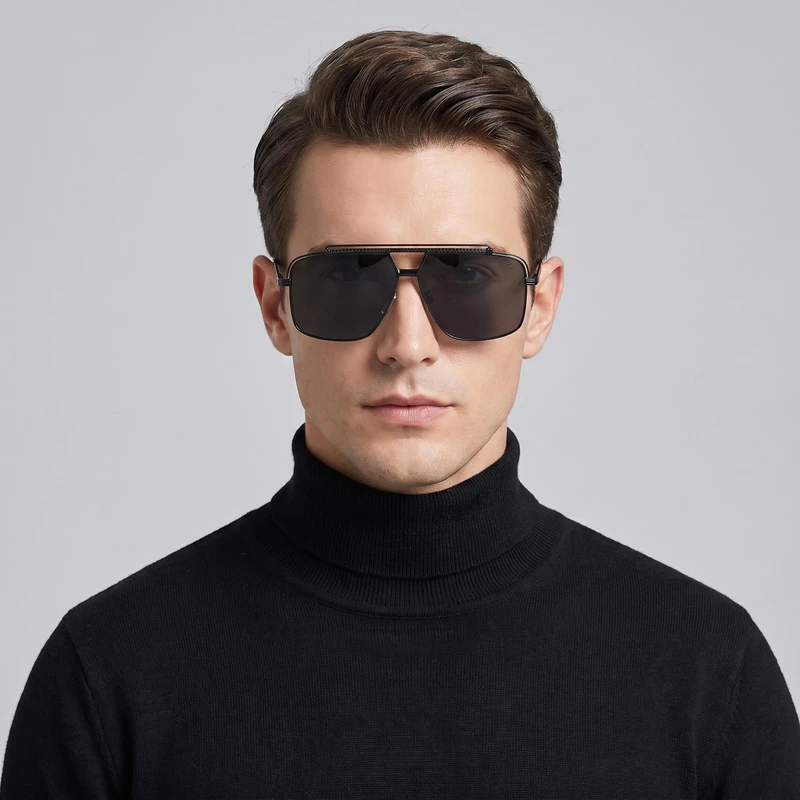 عینک آفتابی خلبانی (Aviator) مردانه مدل JS8534C91-P144 Polarized