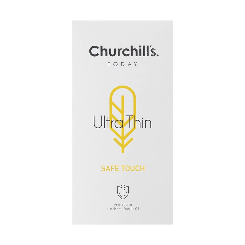 کاندوم چرچیلز مدل Ultra Thin بسته 12 عددی