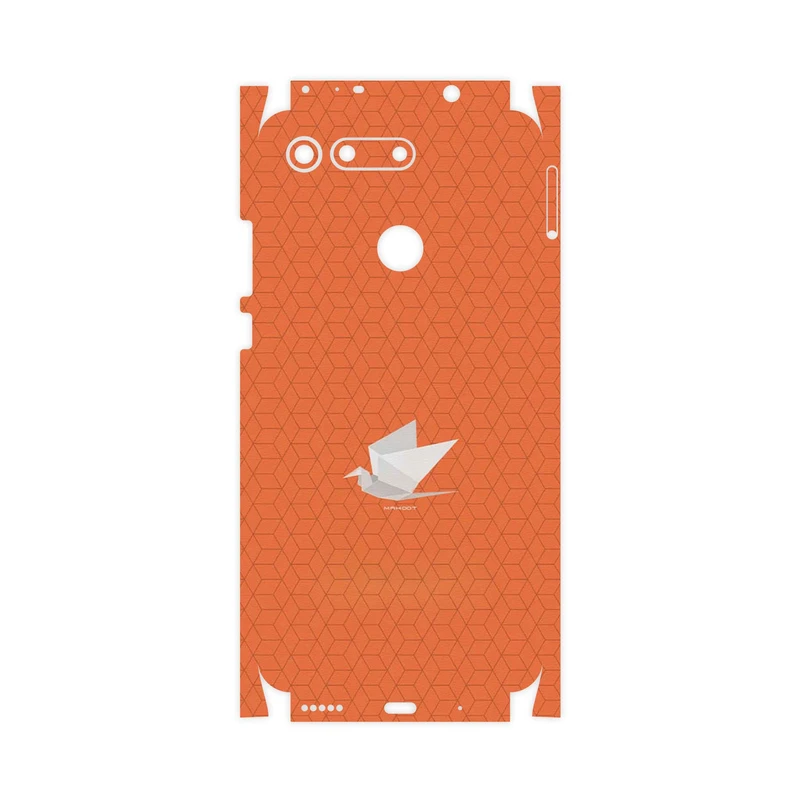 برچسب پوششی ماهوت مدل Minimalist origami bird-FullSkin مناسب برای گوشی موبایل آنر View 20