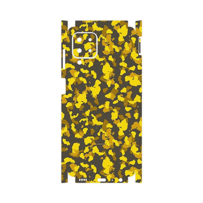 برچسب پوششی ماهوت مدل Yellow Infantry Army-FullSkin مناسب برای گوشی موبایل سامسونگ Galaxy M22