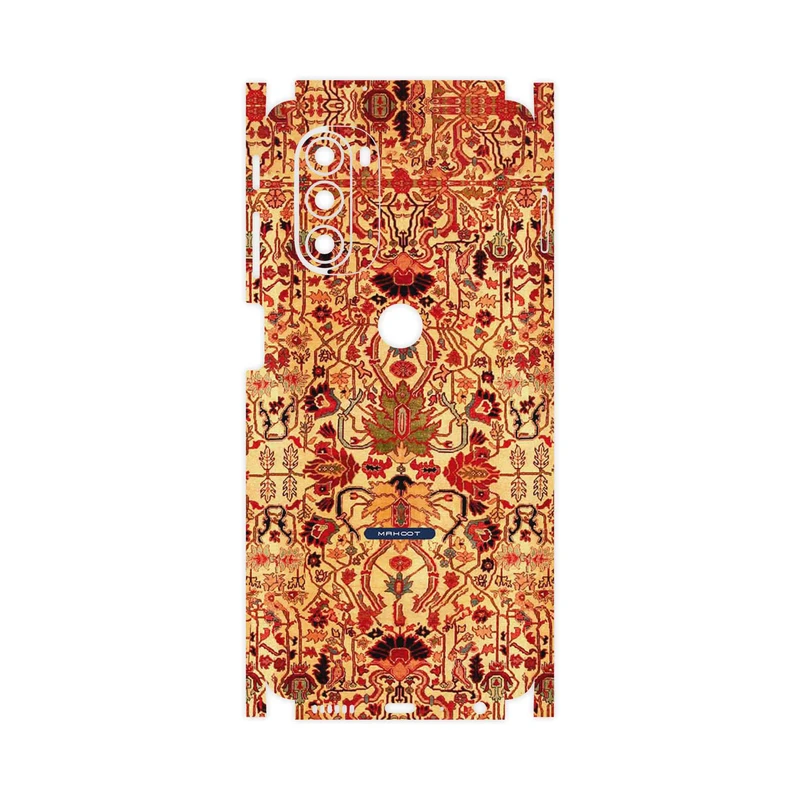 برچسب پوششی ماهوت مدل Persian_Carpet_Yellow-FullSkin مناسب برای گوشی موبایل موتورولا Moto G51 5G