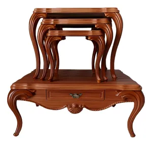 میز پذیرایی مستطیلی مدل آبشار مجموعه 4 عددی