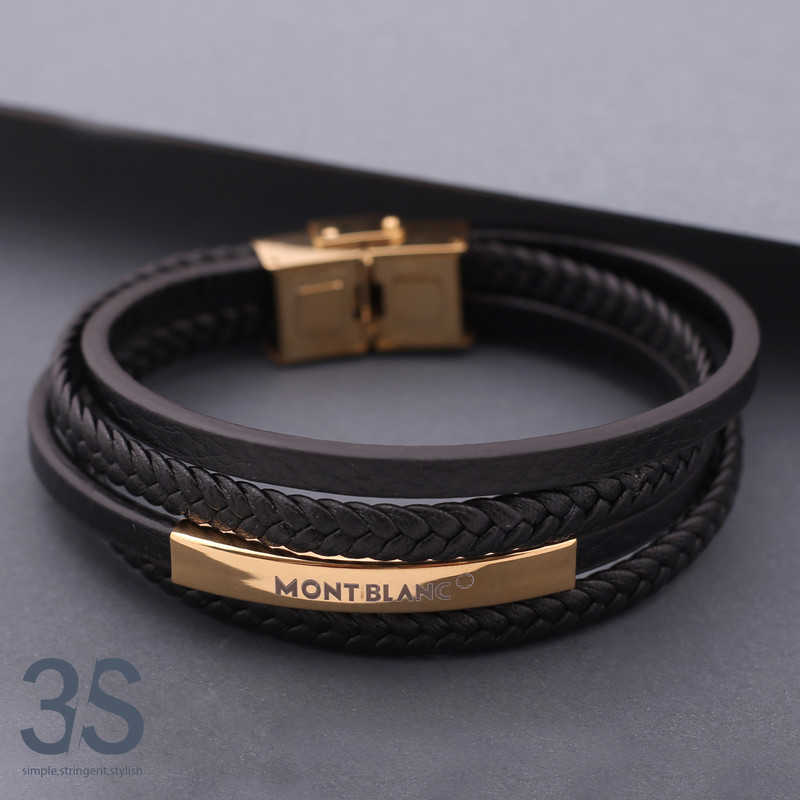 دستبند مردانه مدل 3S کد 5012