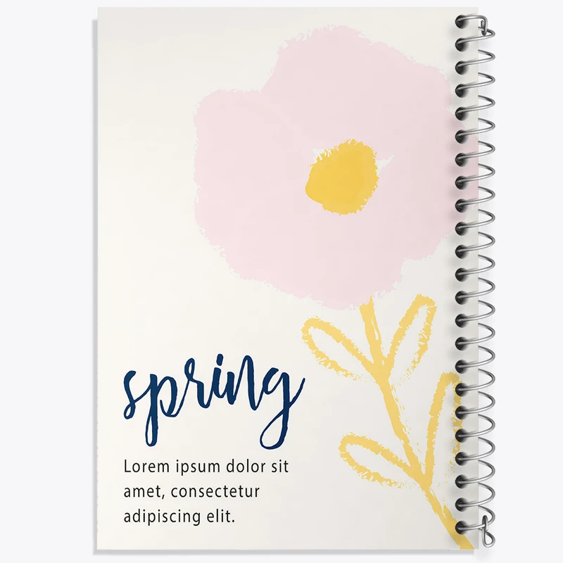 دفتر لیست خرید 50 برگ خندالو طرح مینیمال بهار کد N99