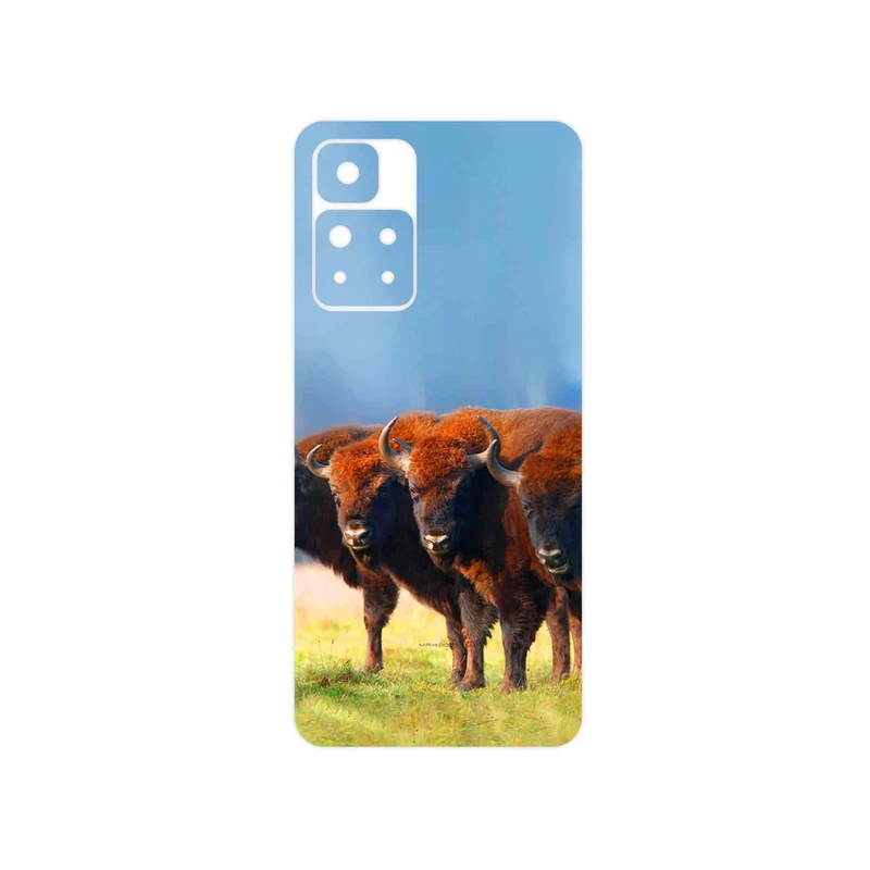 برچسب پوششی ماهوت مدل Buffalo مناسب برای گوشی موبایل شیائومی Redmi Note 11 Pro Plus 5G