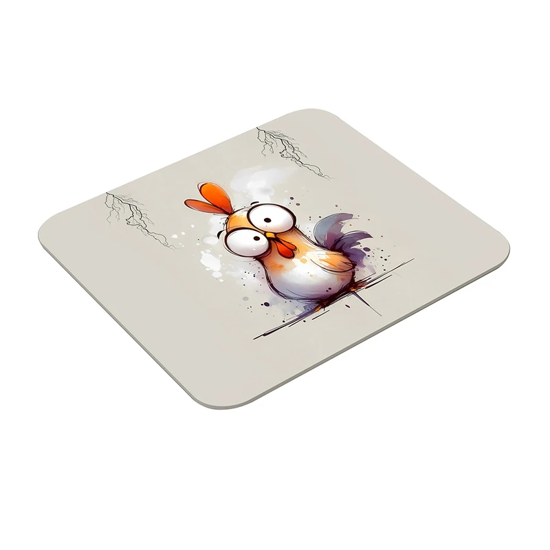 ماوس پد طرح خروس متعجب مدل فانتزی کد 01